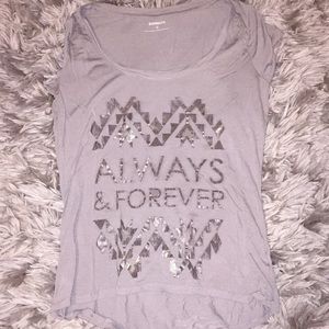 Gray Express graphic tee